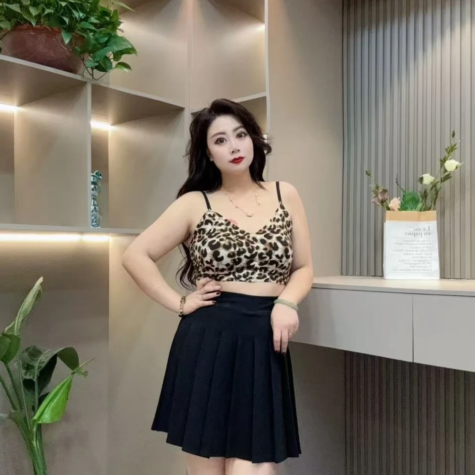 美背套装-米 6012时尚潮流纯欲花纹舒适一体杯款胖MM大码女装新款