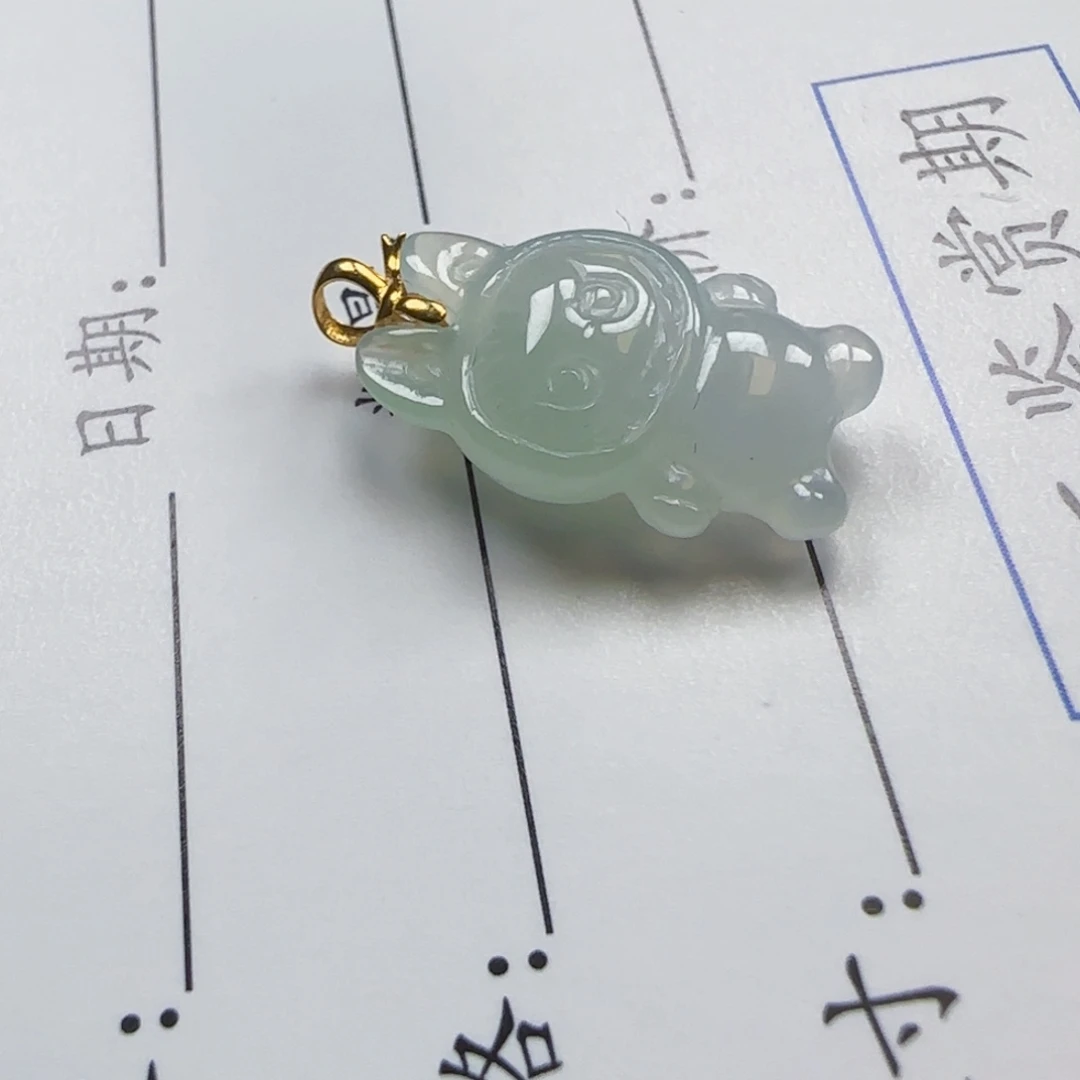 翡翠未镶嵌颈饰拉裤裤