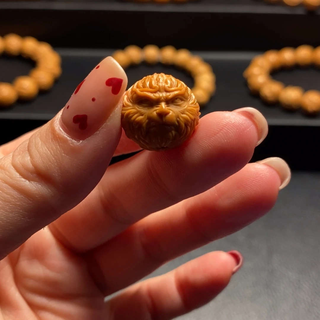 猴头核桃手串天*门大圣单粒