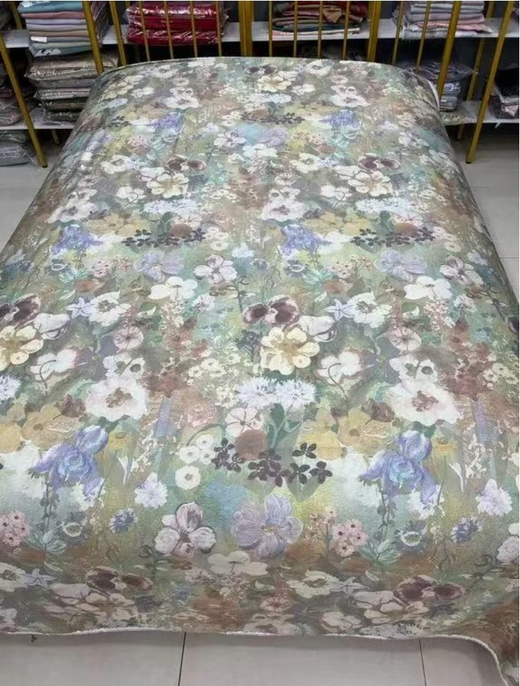 宠粉福利高端天丝棉布料高级布艺高档3057绿