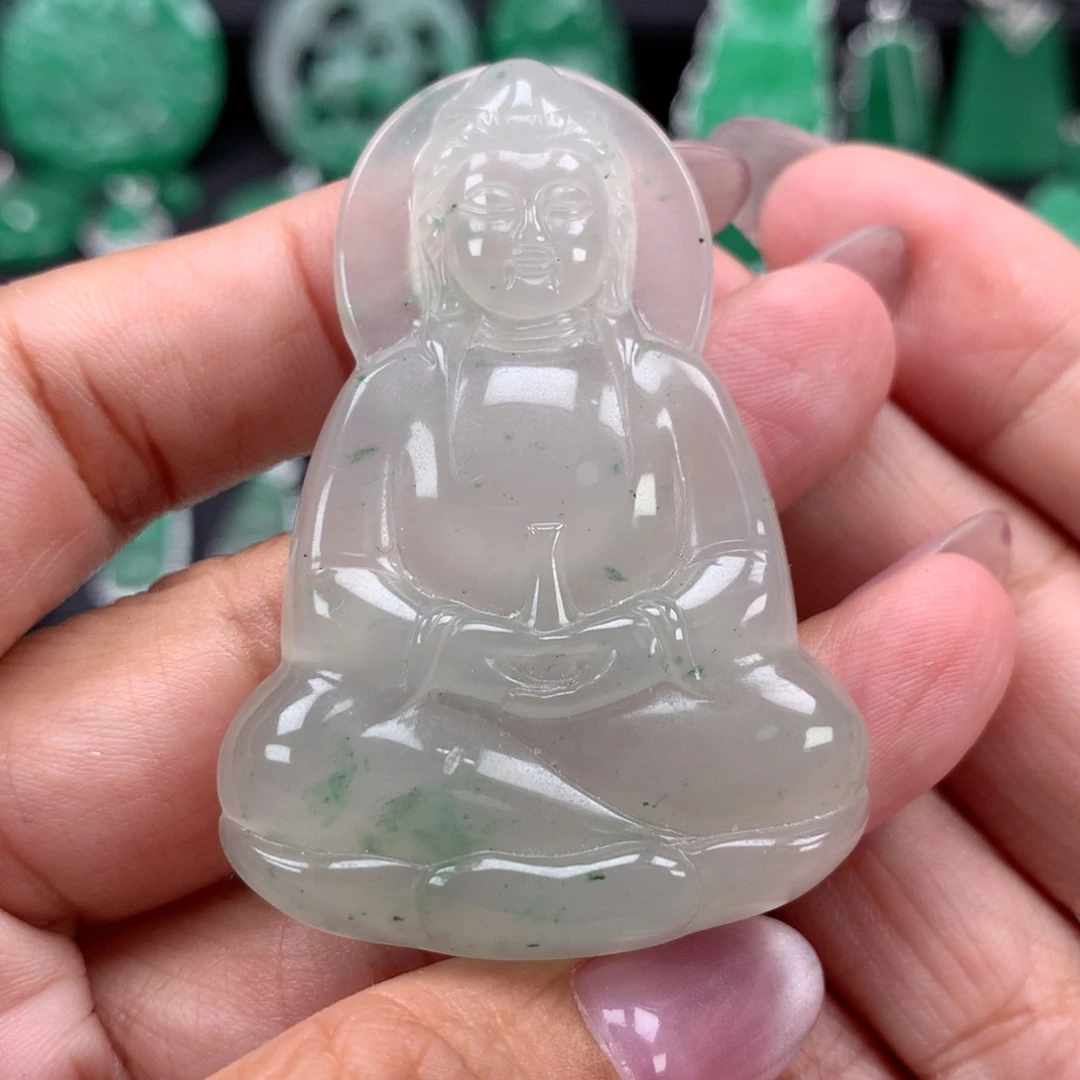 未镶嵌吊坠石英质玉（非洲翠）