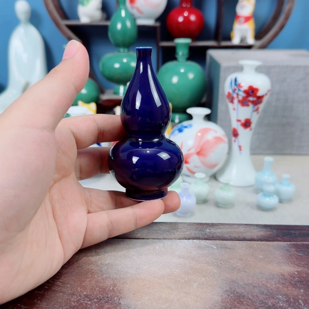陶瓷手工小花器摆件