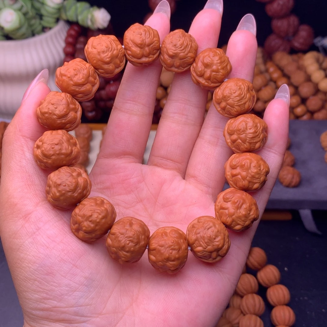 猴头核桃吊坠禅王手串