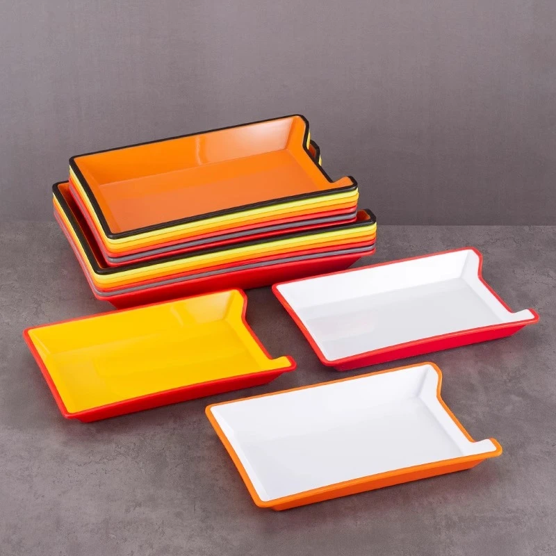 串串香盘子火锅店展示柜菜盘烤串炸串烧烤专用托盘长方形塑料商用