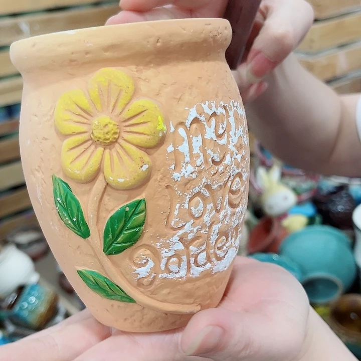 有孔.凑单10元陶瓷花盆发货！