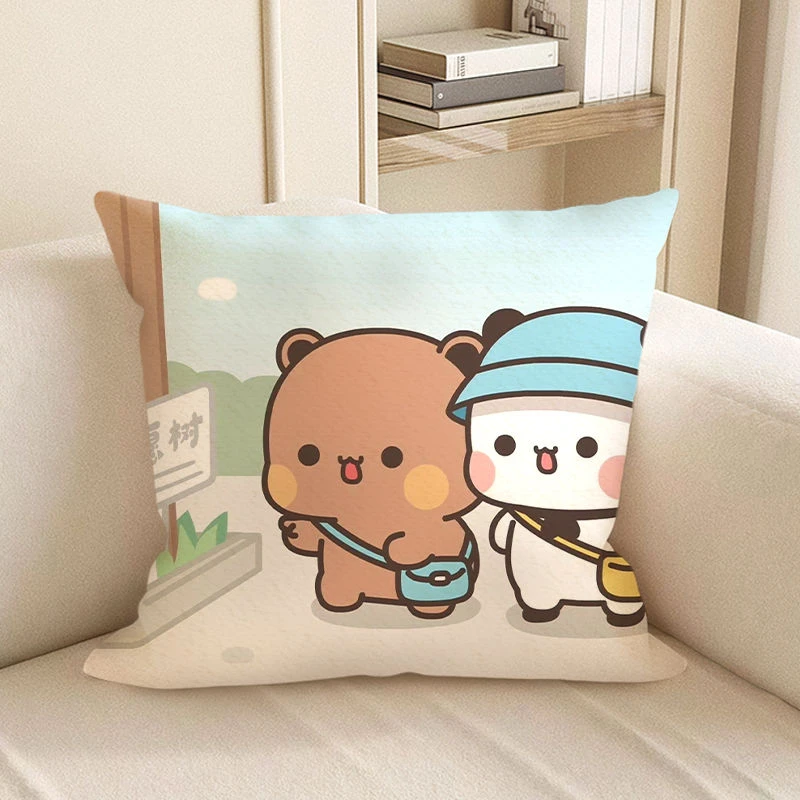 一二布布抱枕可爱卡通动漫靠垫枕头学生宿舍午睡床上睡觉礼物枕套