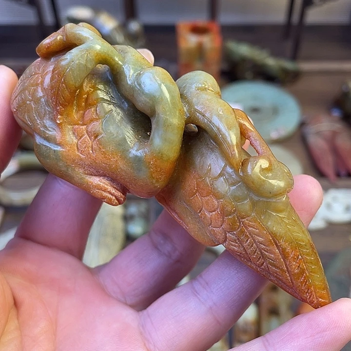 未镶嵌和田玉（糖玉）挂件