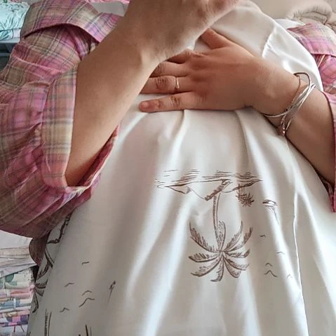 棉棉高端纯棉大布头的3.3m。