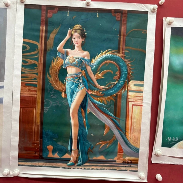 精品人物画作品1