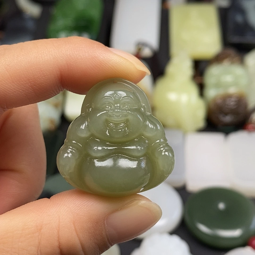 $***﹉和田玉未镶嵌颈饰