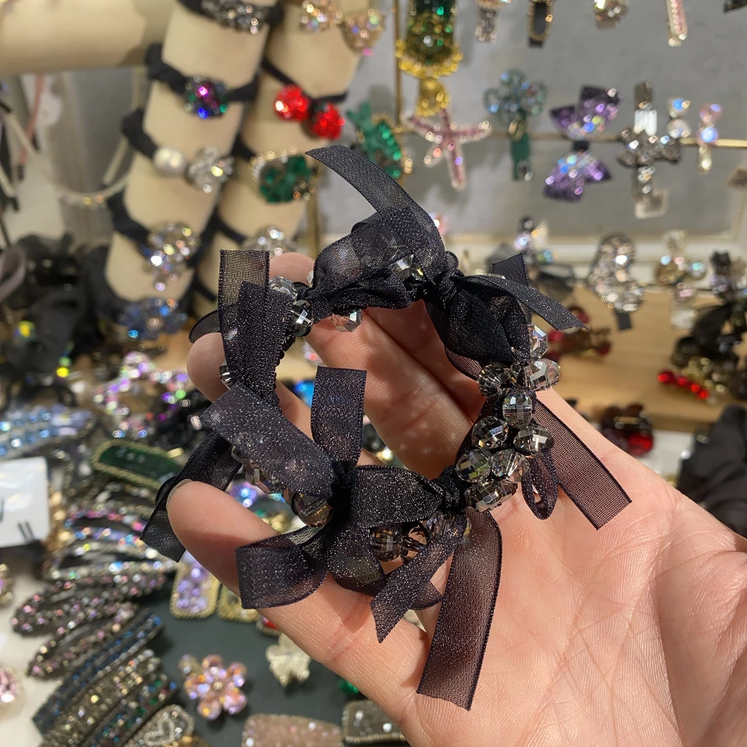 S0102-百搭-蝴蝶结-飘带-发圈