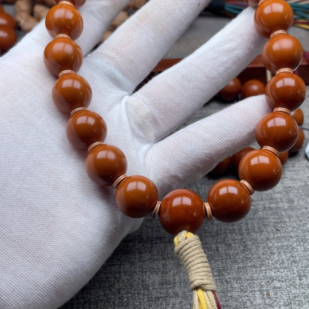 火***山橄榄核手串/手链1.45小孔手持