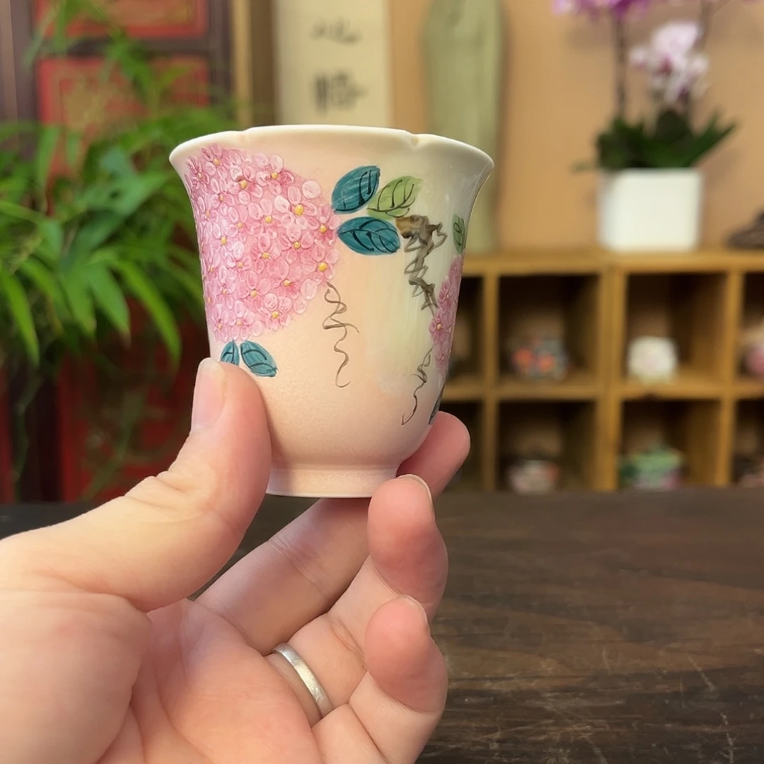 景德镇柴烧手工手绘茶具