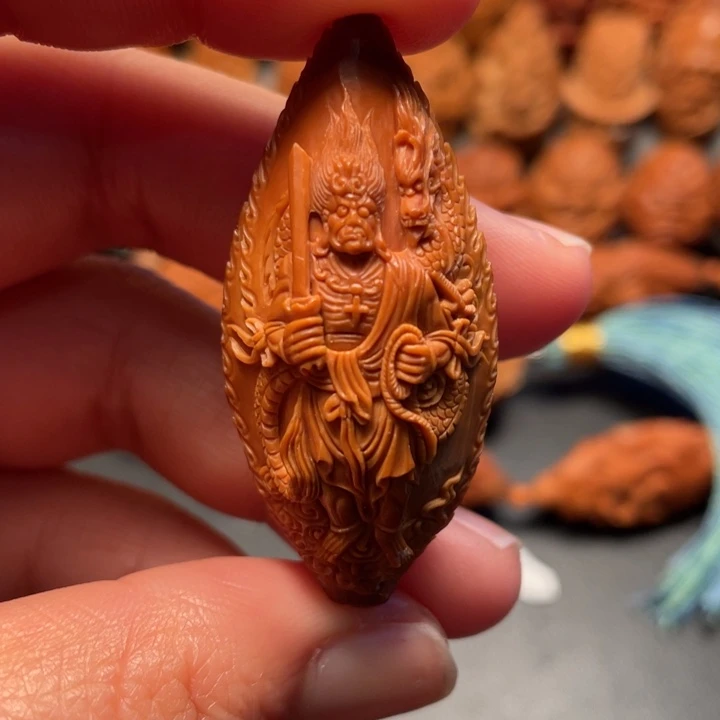【闪购商品】橄榄核手串/手链不动明王。