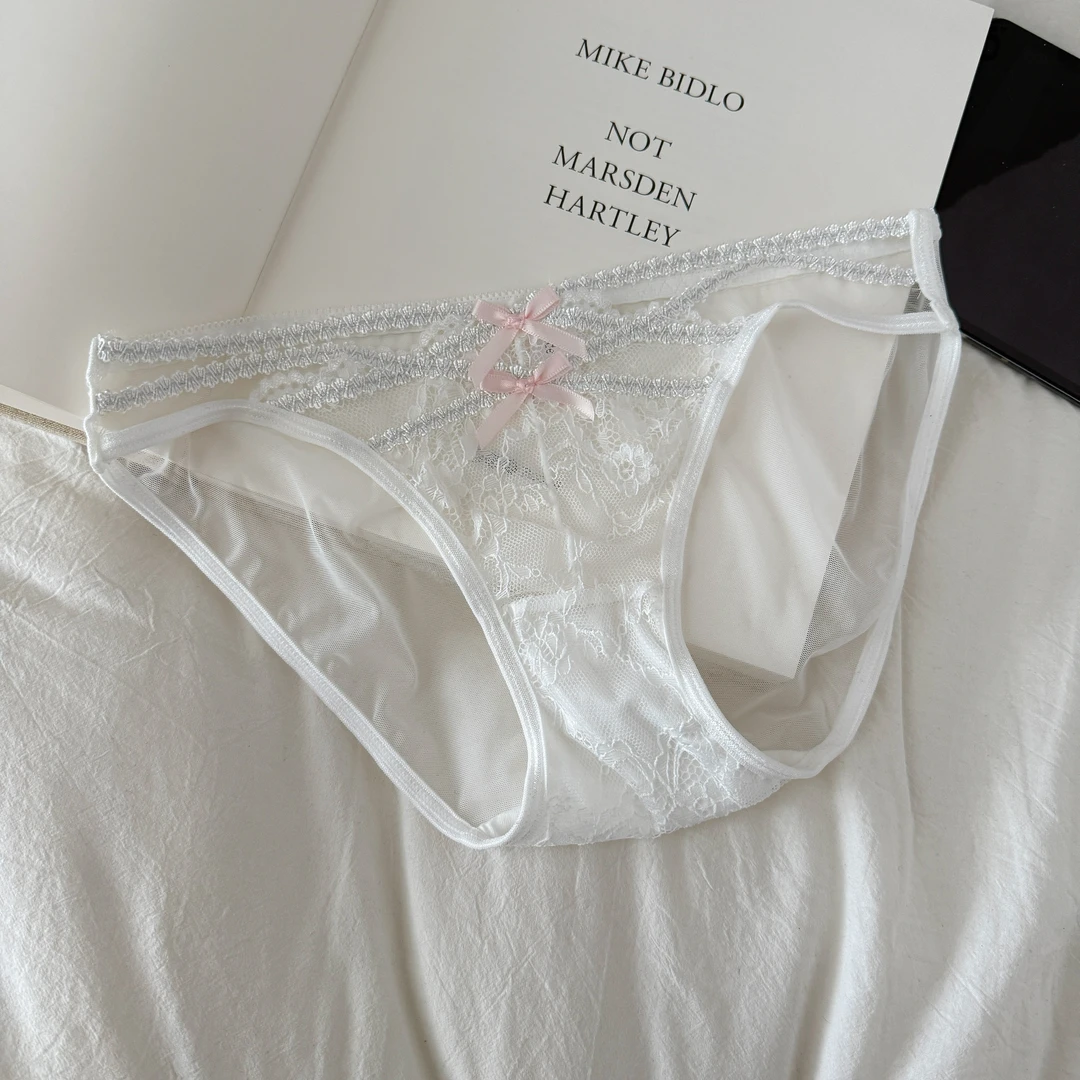 性感透气可爱少女风法式低腰三角内裤女性三角内裤蕾丝便携休闲风