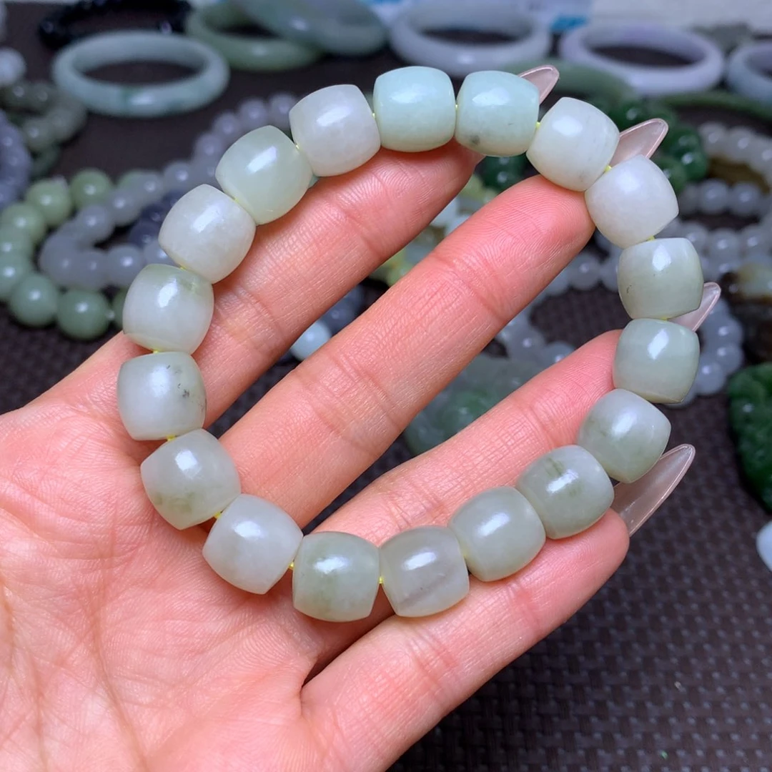 未镶嵌手串和田玉卡12