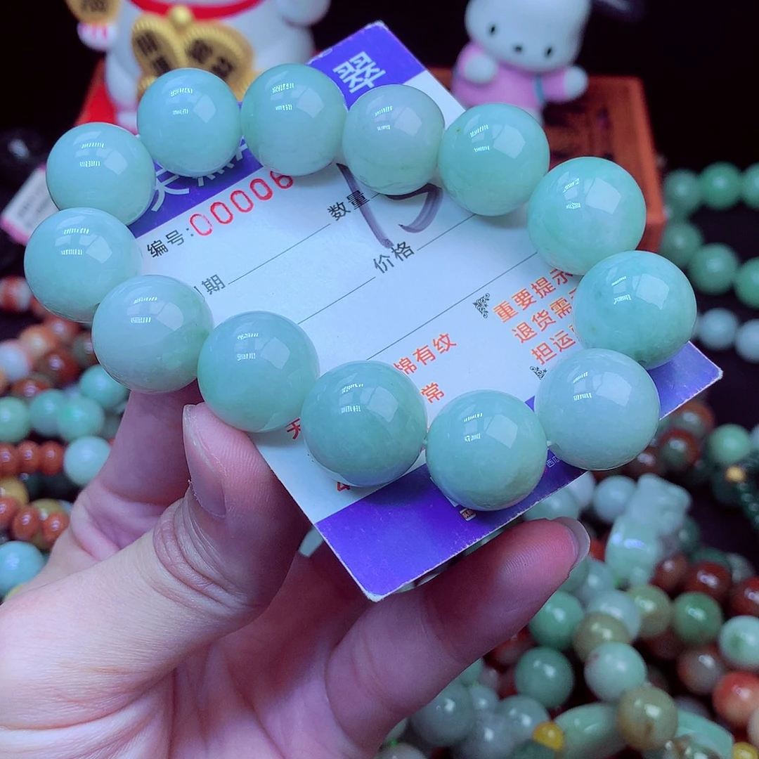 翡翠未镶嵌毛衣链