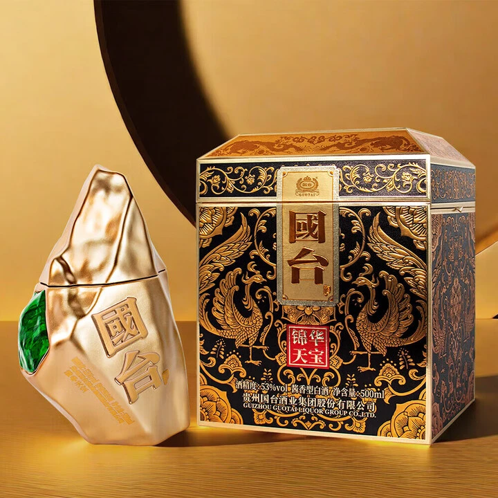 国台锦华天宝 酱香型白酒 送礼收藏推荐53度500ml*1瓶