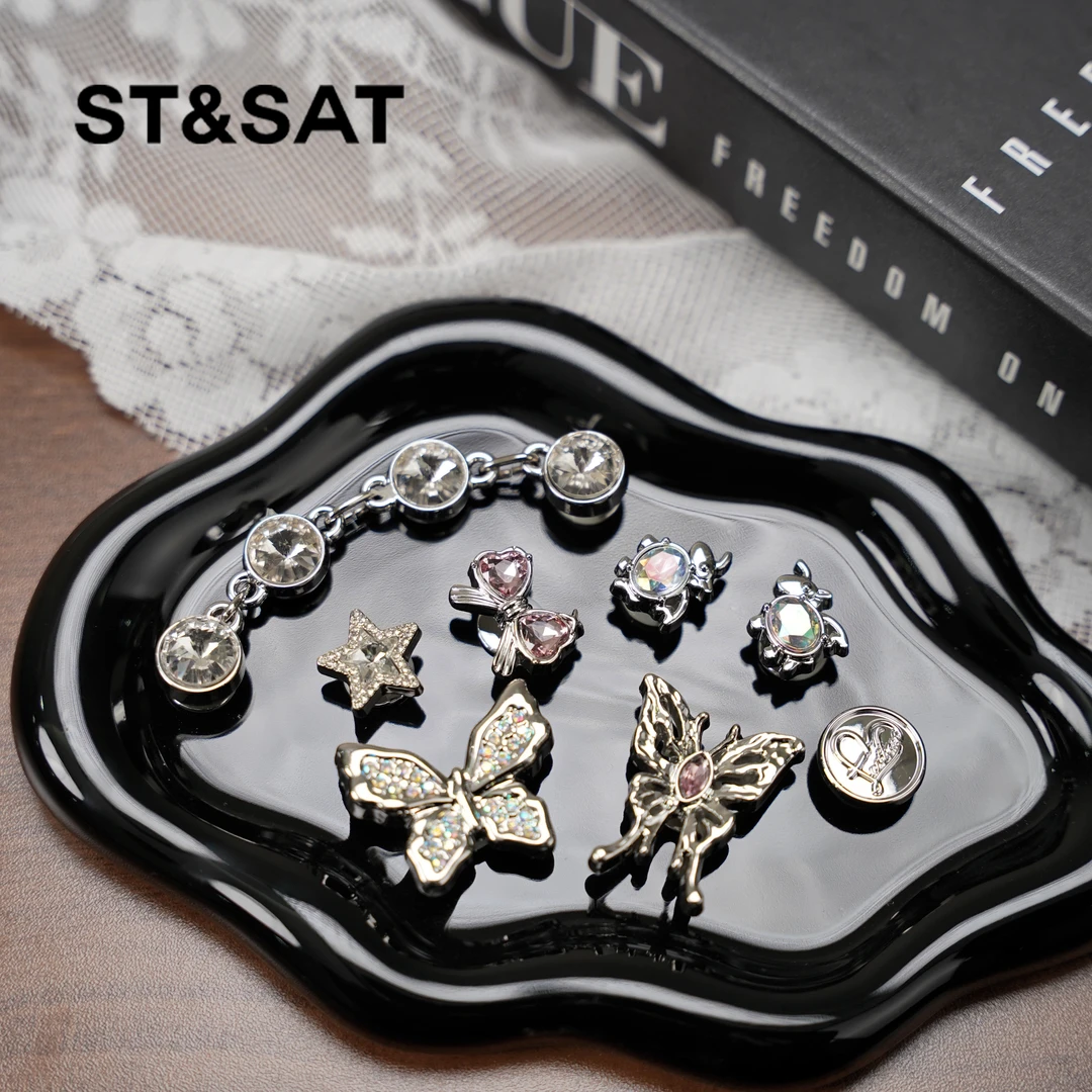 ST&SAT鞋花洞洞鞋配件 DIY鞋扣 星期六鞋子