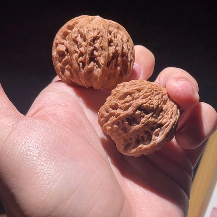 文玩核桃把件41全品磨盘福利