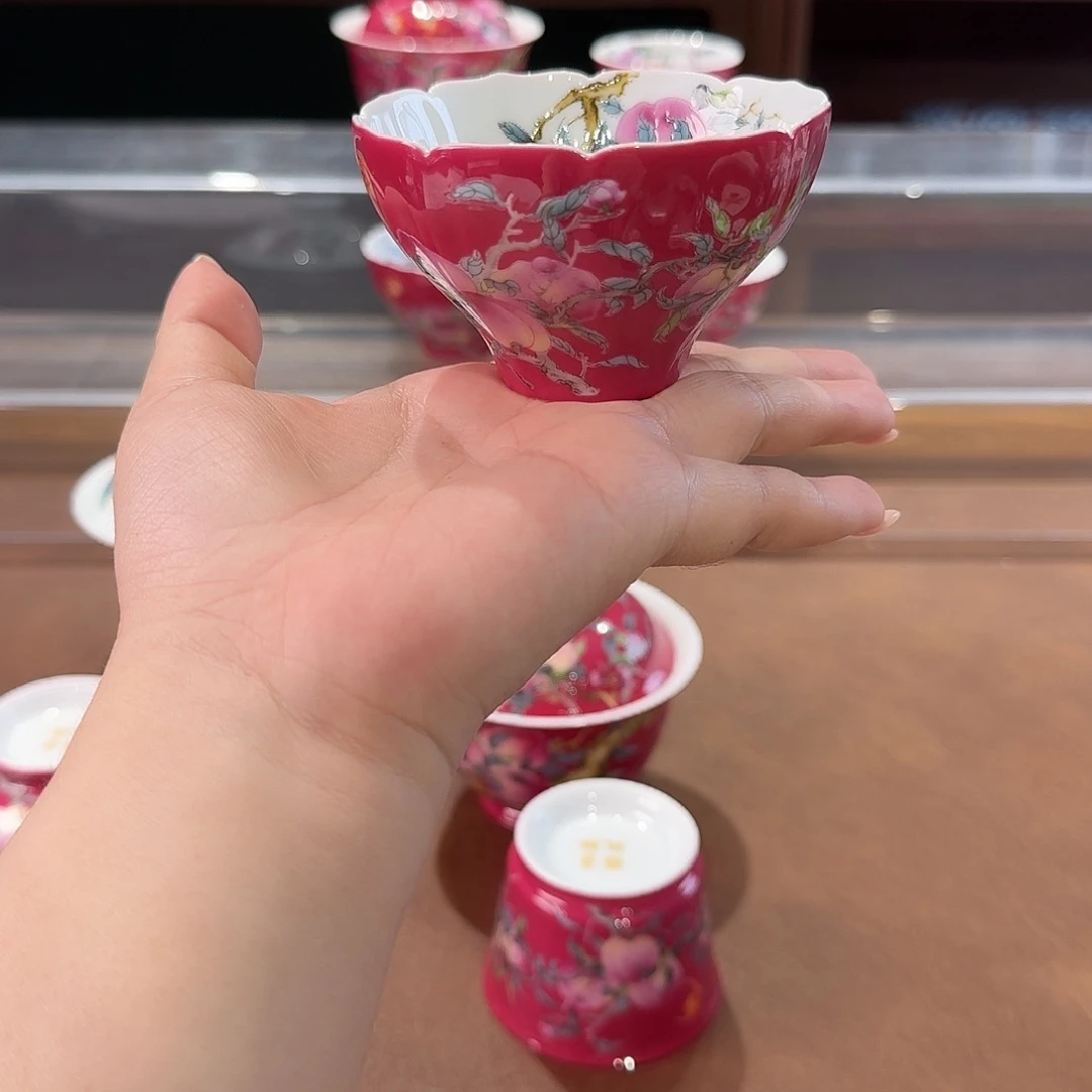 稳***稳珐琅彩主人杯茶具套装茶具套装