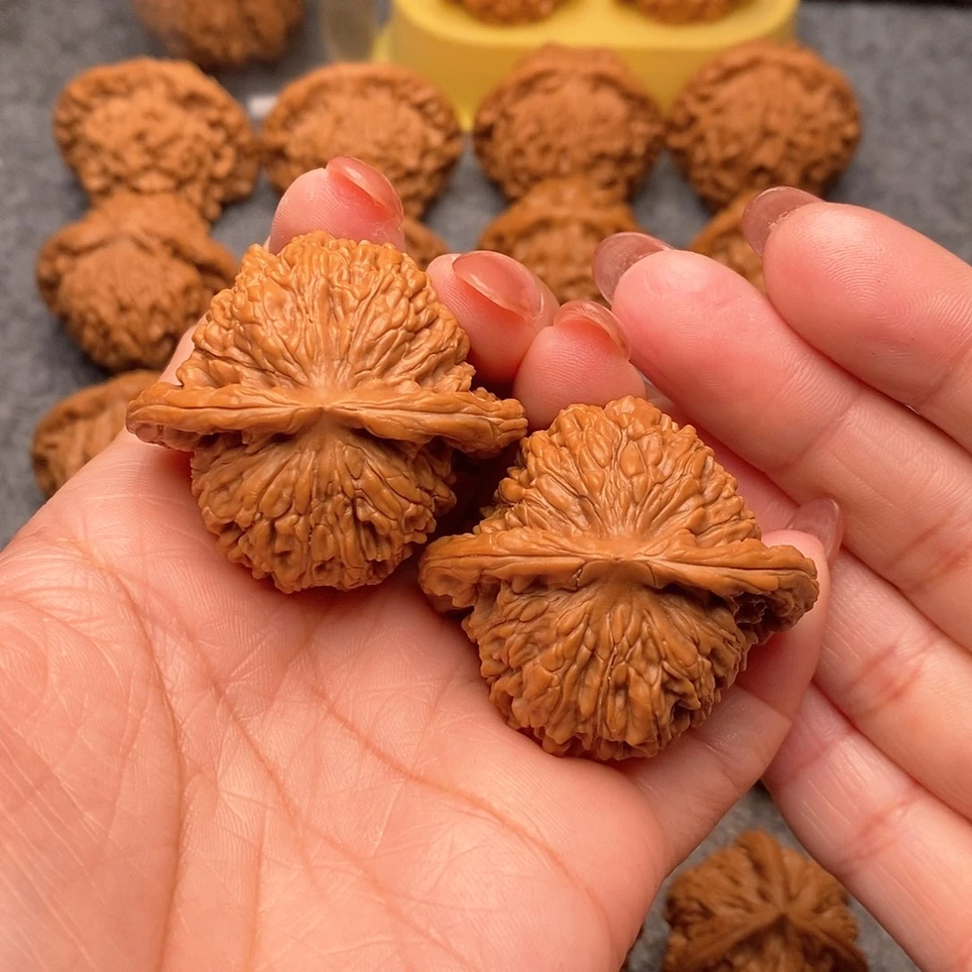 文玩核桃把件精品四座楼43全品