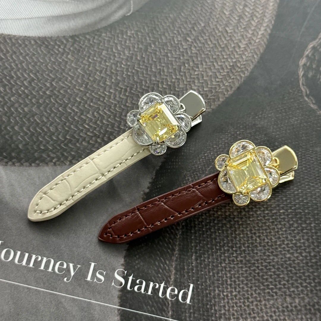 伍陆柒-2027尤家表带森系法式鸭嘴夹