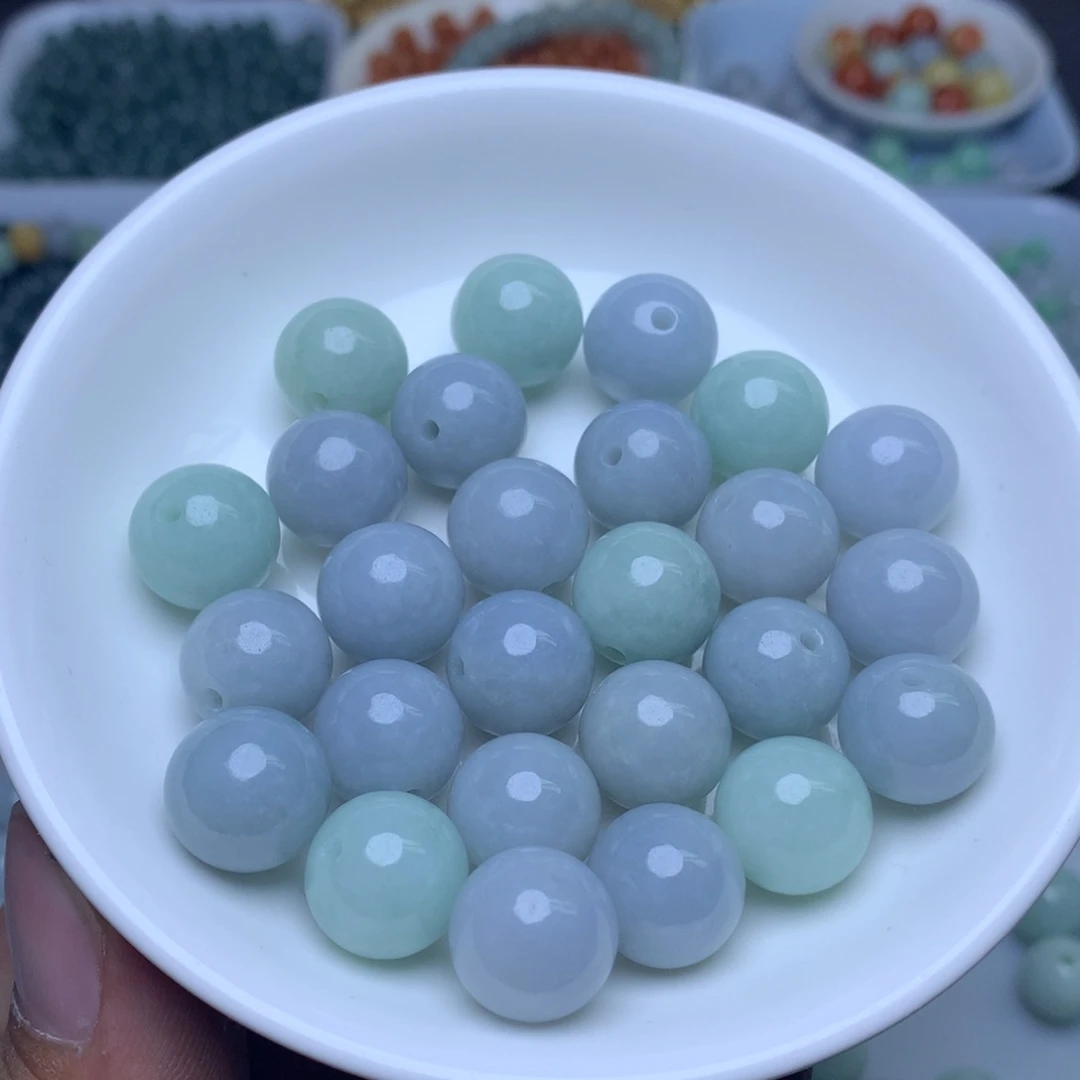 【闪购商品】未镶嵌手链翡翠卡13紫绿1颗