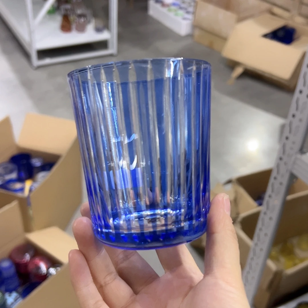 水晶玻璃平底款微瑕一个