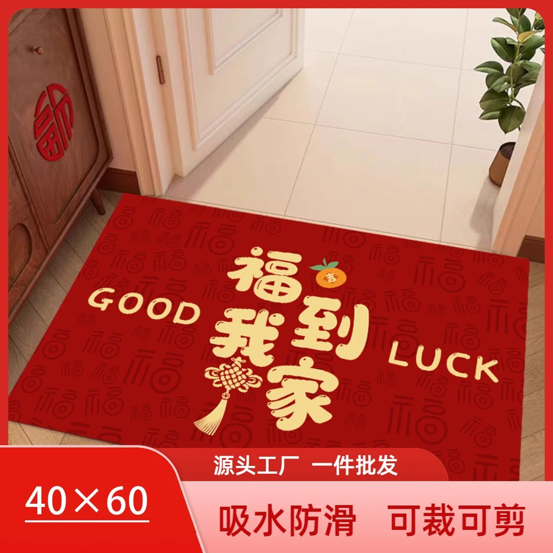 拍一发二多功能垫60*40硅藻泥速干地毯地垫耐脏脚垫-福到我家