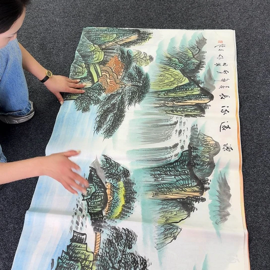 纯手绘国画作品作品