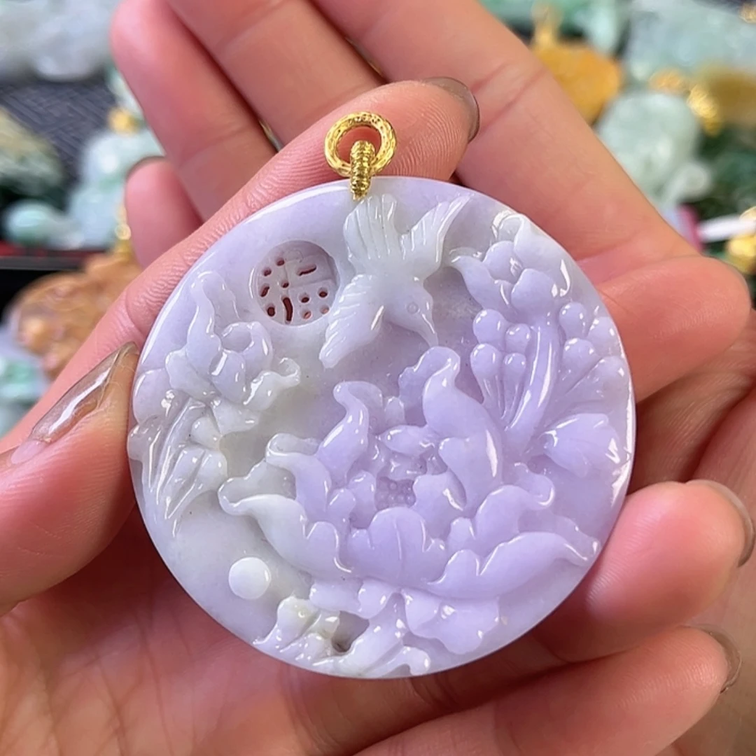 【闪购商品】翡翠颈饰未镶嵌挂件