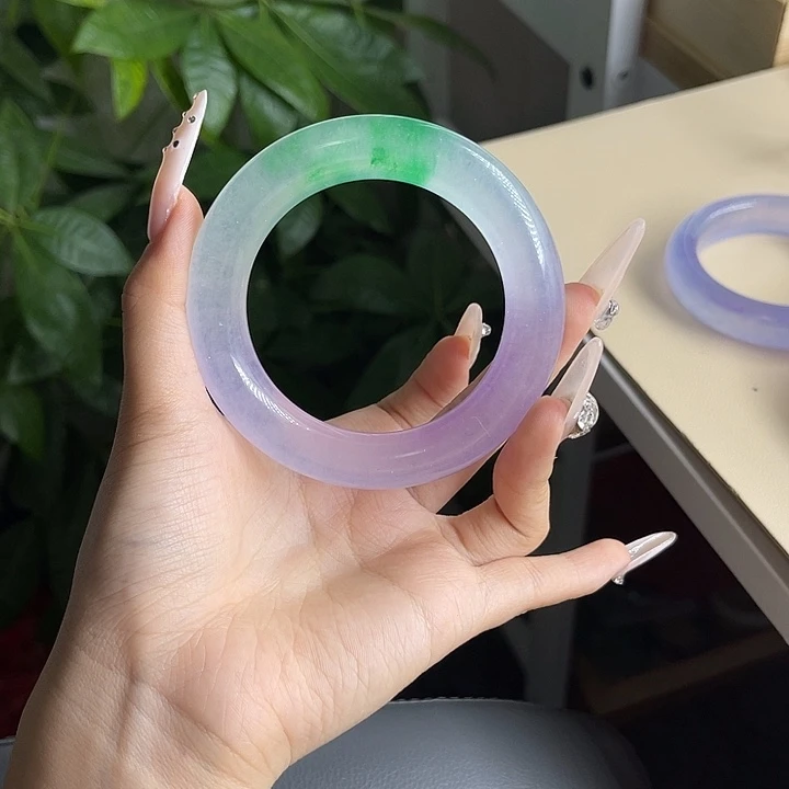 花***宝玉宝宝 57 圆条手镯飘花