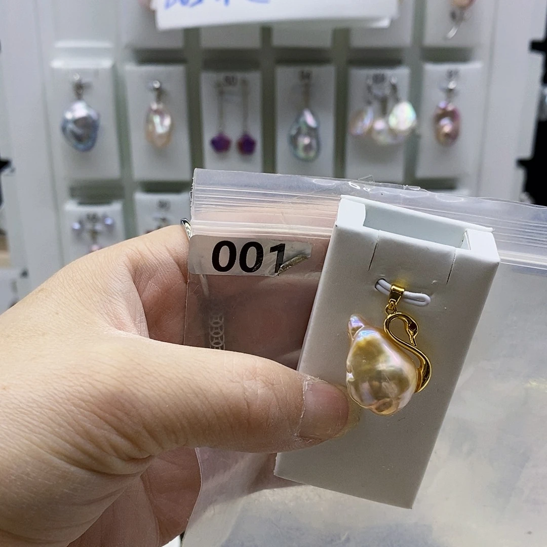 颈饰合金淡水珍珠