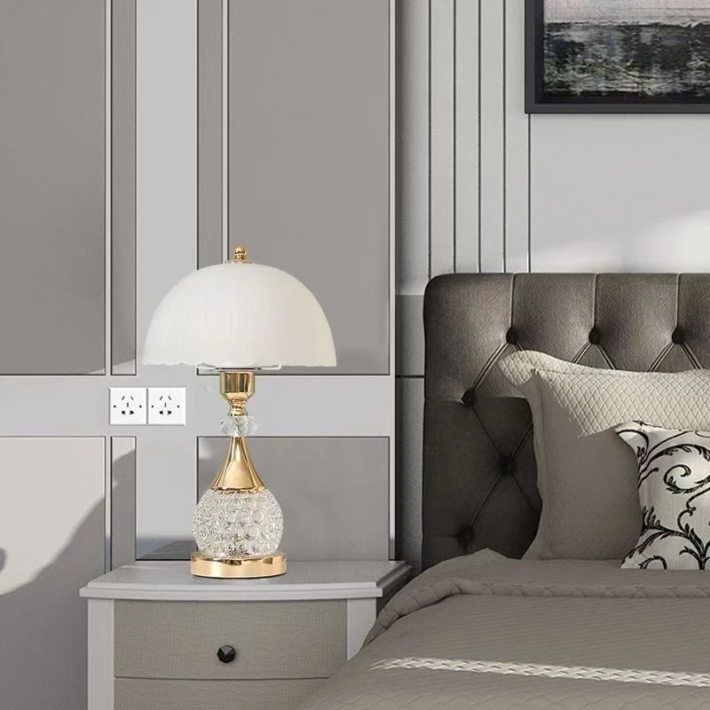 宇圣圆形台灯客厅北欧创意沙发简约床头灯轻奢家电用玄关个性极简