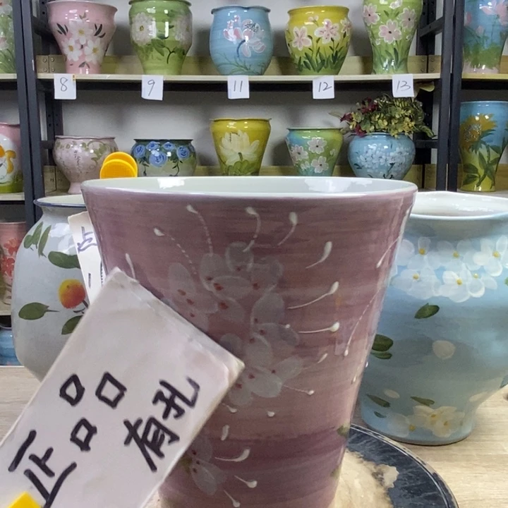 景德镇高温陶瓷花盆