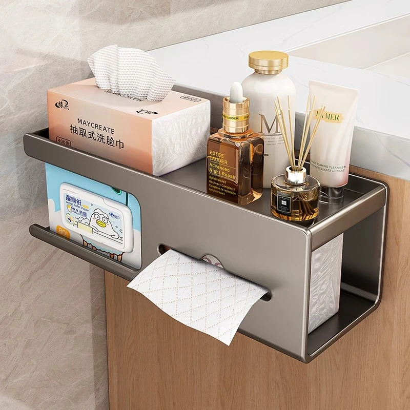 卫生间厕纸盒2025新款厕所纸巾盒壁挂卷纸卫生纸置物架免打孔