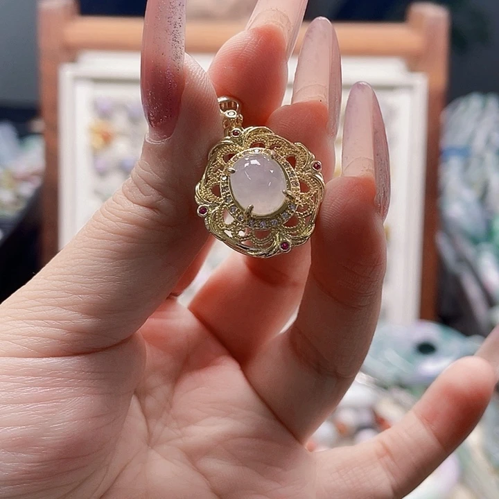 翡翠未镶嵌颈饰天然翡翠Ａ货