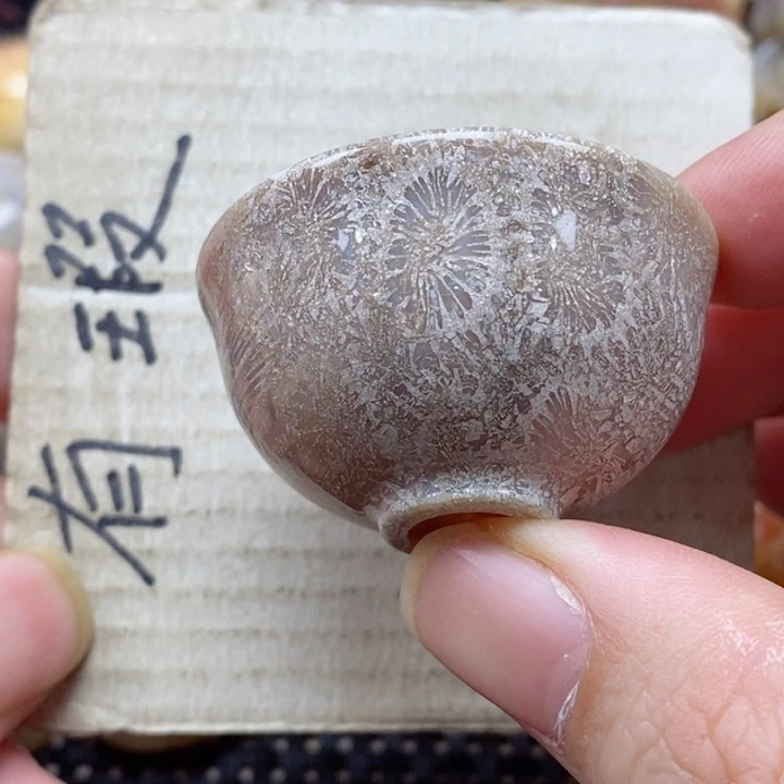 硅化珊瑚（珊瑚玉）颈饰未镶嵌圆*