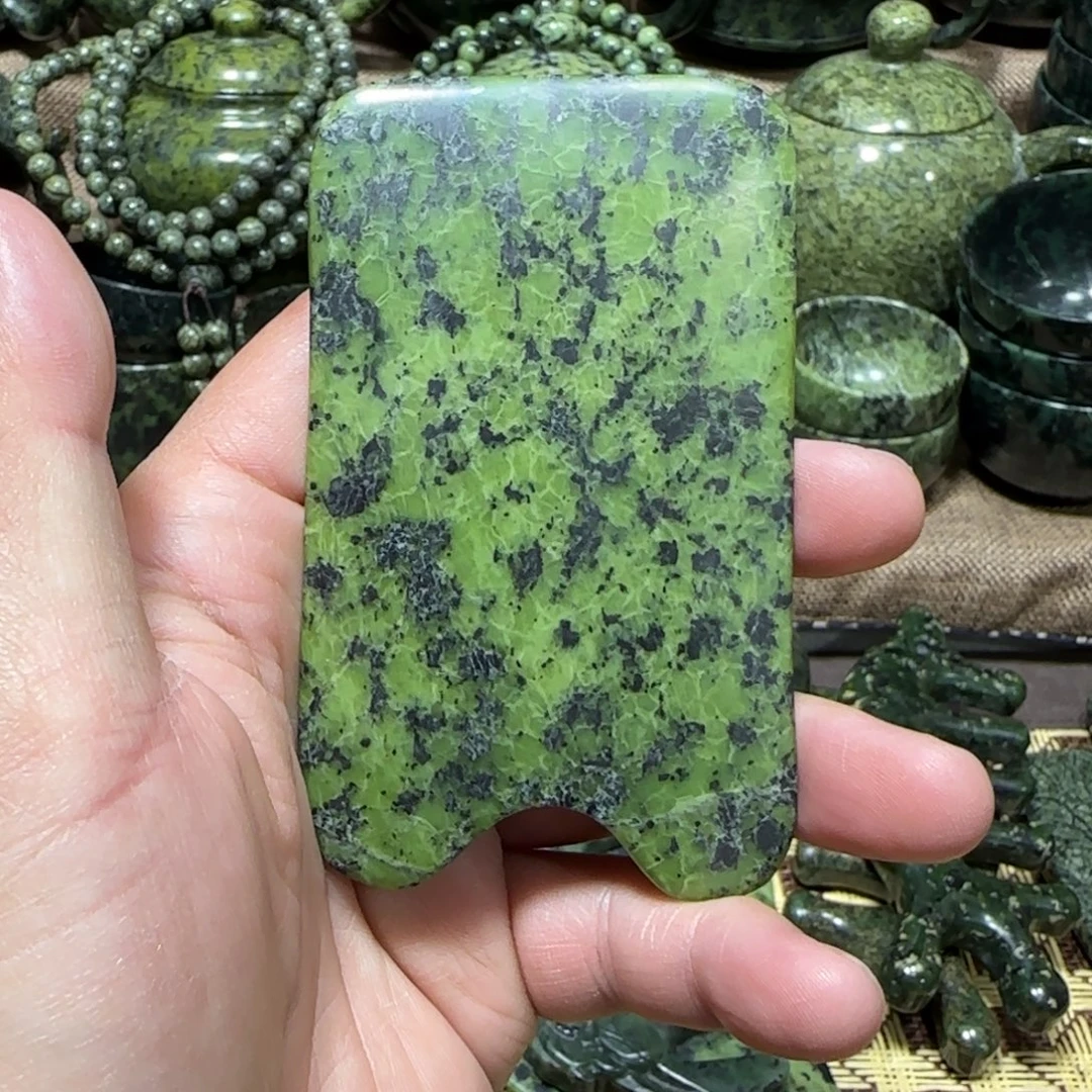 蛇纹石玉未镶嵌藏玉药王石能量产品