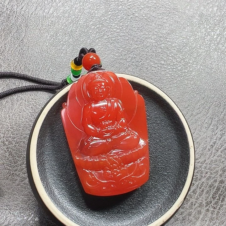 南红玛瑙未镶嵌挂坠