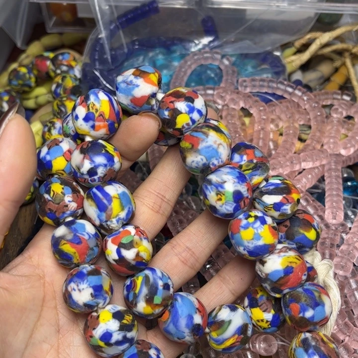 玻璃颈饰3132琉璃一条