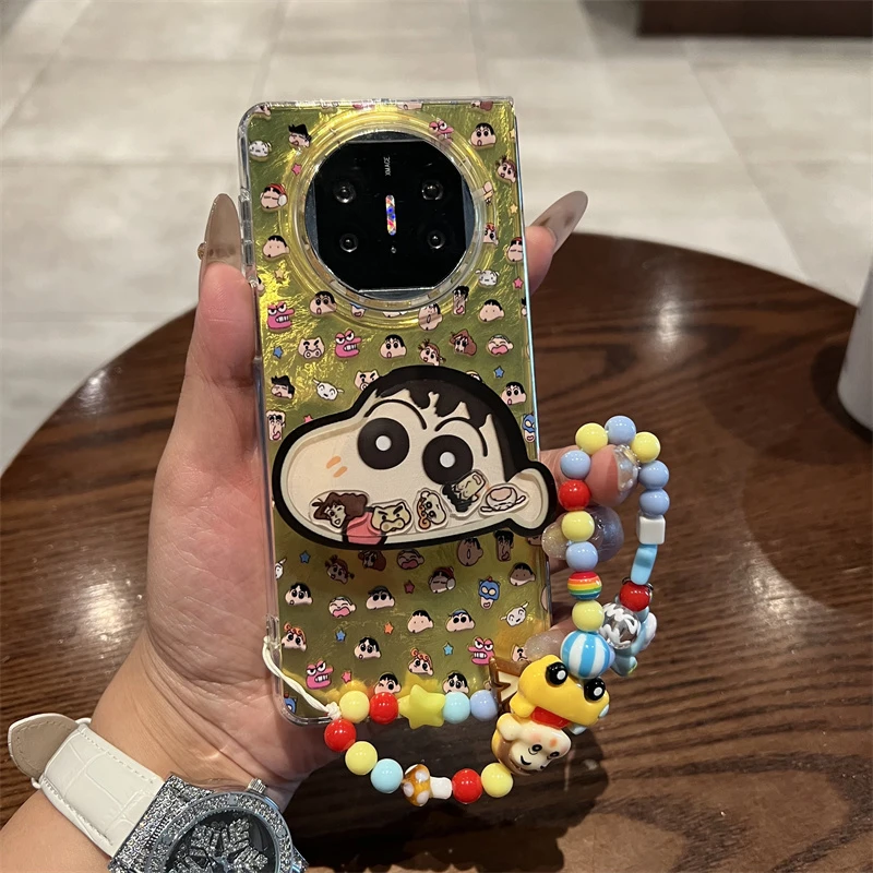 适用华为mateX6折叠屏手机壳X5小新动物合集摇摇乐支架x3链条女