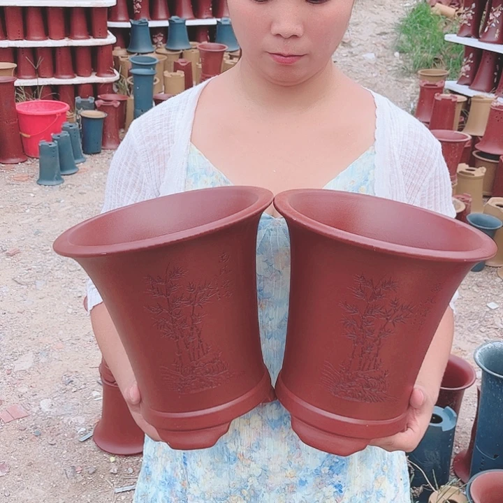 花盆紫砂宜兴紫砂精品花盆