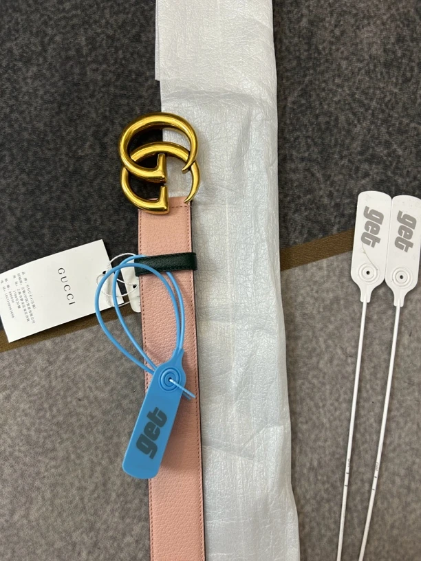 99新 GUCCI/古驰 拼色双G腰带