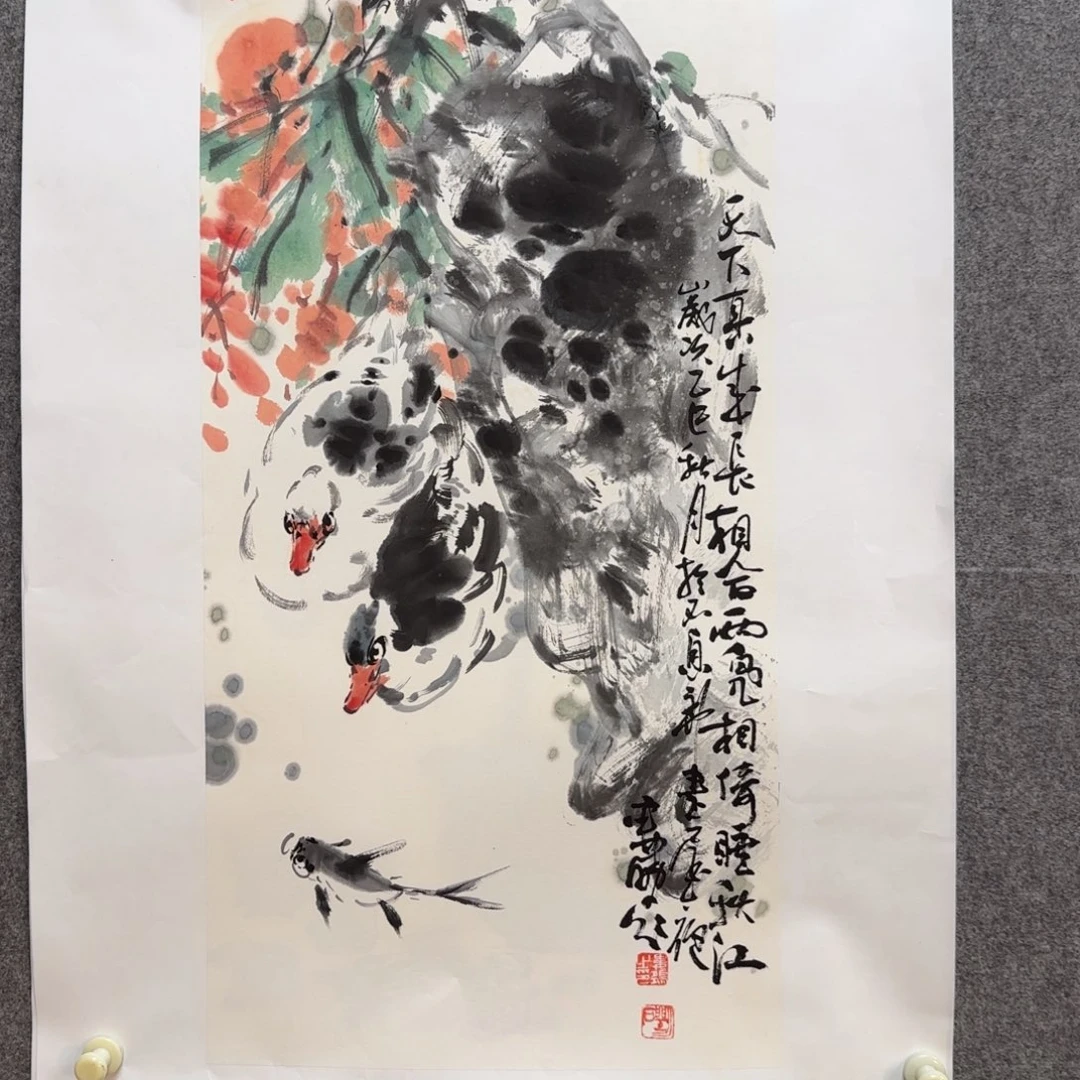 国画娄鹏老师手绘作品