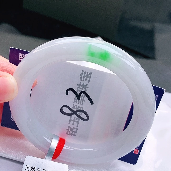 翡翠未镶嵌手镯缅甸天然a货翡翠手镯