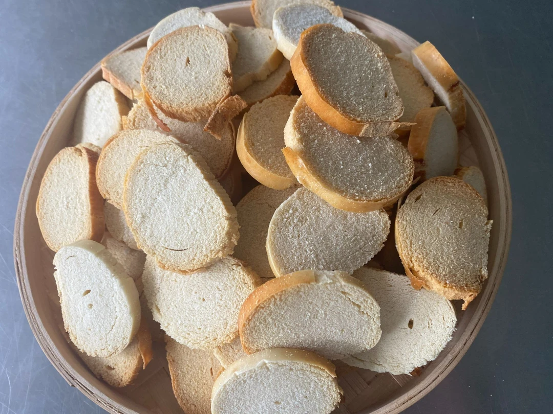 两包微焦黄 纯手工老面碱面馍片 馒头片易碎物品介意慎拍