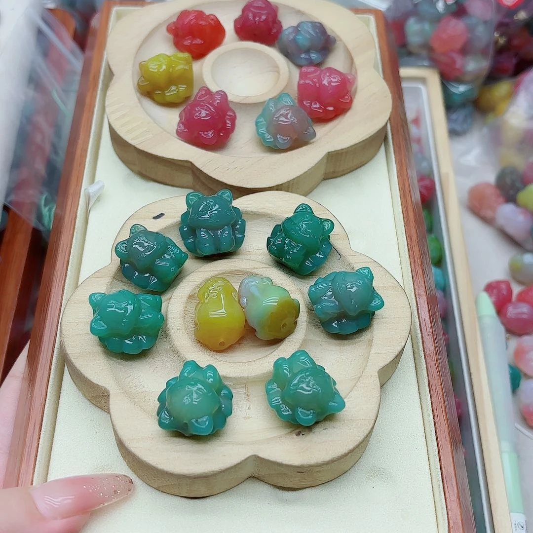 玛瑙/玉髓手链未镶嵌别*我盐源6