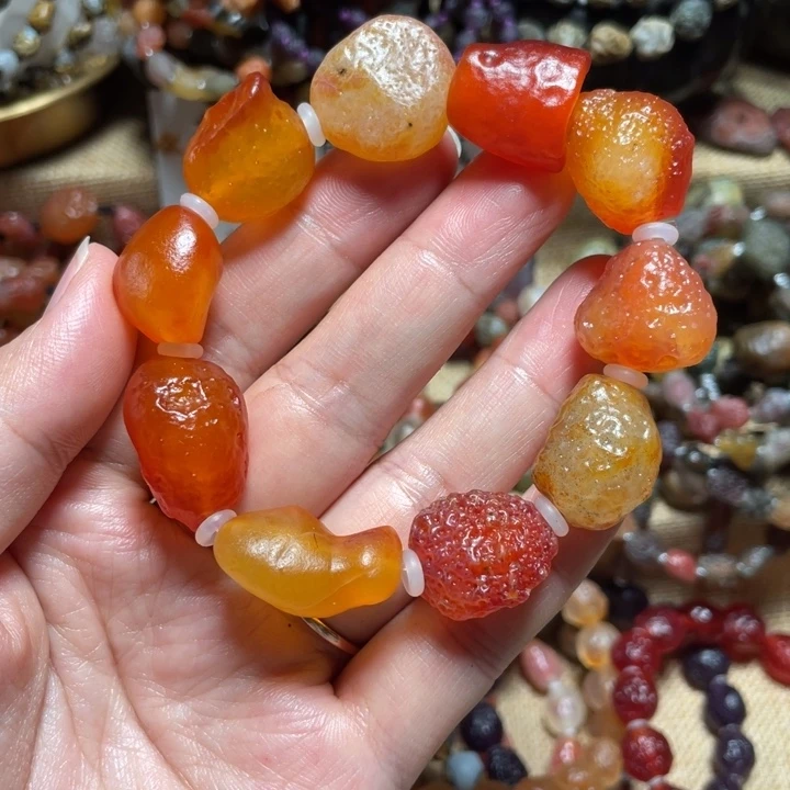玛瑙/玉髓合金手链